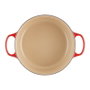 Le Creuset Signature - Kasserolle mit Deckel, 24 cm, 4.2 L, rond, Cerise