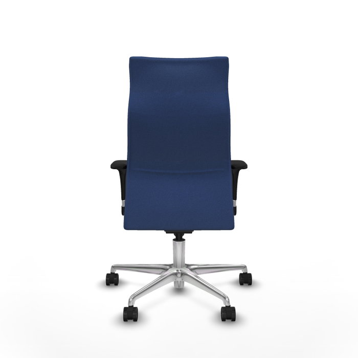 Piqueras Y Crespo Sillón Albacete Bleu marine avec mécanisme synchrone et base aluminium Piqueras Y Crespo Sillón Albacete Bleu marine avec mécanisme synchrone et base aluminium