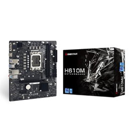 Biostar H610MH D5 Carte Mère Micro ATX Socket LGA1700 DDR5 pour Intel 12e/13e Génération