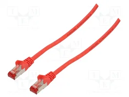 GOOBAY Câble Ethernet Patch Cord Cat 6 S/FTP 3m Rouge