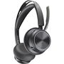 Poly Voyager Focus 2 Casque avec Station de Charge, Réduction de Bruit Active, Microphone - 9T9J5AA#AC3 Noir