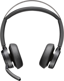 Poly Voyager Focus 2 Casque avec Station de Charge, Réduction de Bruit Active, Microphone - 9T9J5AA#AC3 Noir