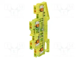 PHOENIX CONTACT Connecteur XT pour rail DIN, PA, vert-jaune