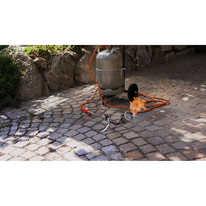 Rothenberger ROMAXI PIEZO PREMIUM - Désherbeur thermique avec détendeur - 1060°C - Ø60 mm - Gris