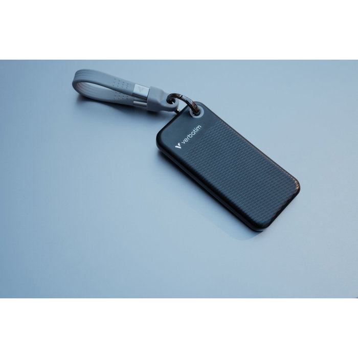 Verbatim Pocket SSD USB 3.2 1 To Noir/Gris Verbatim Pocket SSD USB 3.2 1 To Noir/Gris