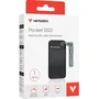 Verbatim Pocket SSD Externe 1 To Portable - Stockage USB-C Flash, Noir/Gris