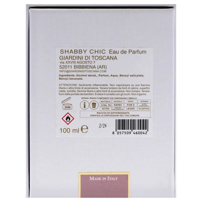 Giardini Di Toscana Shabby Chic Eau de Parfum Unisex 100 ml