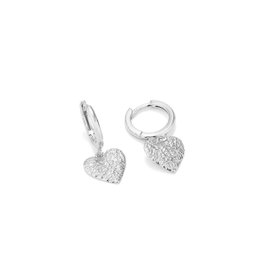 Radiant Boucles d'oreilles Aro Silver CUORE
