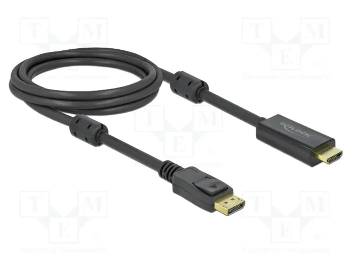 DELOCK Câble DisplayPort vers HDMI 2m DELOCK Câble DisplayPort vers HDMI 2m