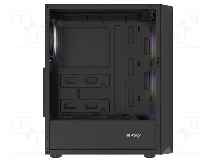 FURY SHOBO Boîtier Midi Tower Noir avec Fenêtre FURY SHOBO Boîtier Midi Tower Noir avec Fenêtre