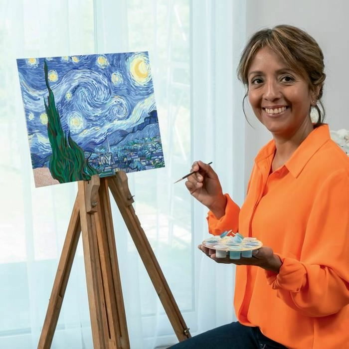 Ravensburger CreArt Grand Format 30x40 cm Van Gogh, La nuit étoilée Ravensburger CreArt Grand Format 30x40 cm Van Gogh, La nuit étoilée