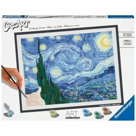 Ravensburger CreArt Grand Format 30x40 cm Van Gogh, La nuit étoilée