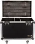 ALGAMLIGHT Flight-Case MW19X15ZX – Bois, mousse, 2 têtes mobiles, roues, 620x590x390 mm