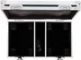 ALGAMLIGHT Flight-Case MW19X15ZX – Bois, mousse, 2 têtes mobiles, roues, 620x590x390 mm