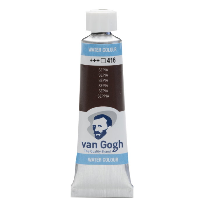 Van Gogh Aquarelle en tube Sépia 416 10 ml Van Gogh Aquarelle en tube Sépia 416 10 ml