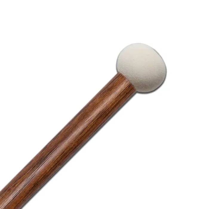 Vic Firth Corpsmaster MB0H Mazas de bombo de marcha avec tête en feutre blanc et manche en noyer américain