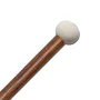 Vic Firth Corpsmaster MB0H Mazas de bombo de marcha avec tête en feutre blanc et manche en noyer américain