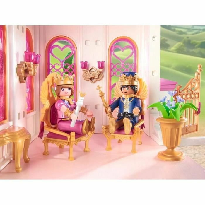 Playmobil Palais avec couple royal et 2 trônes, Princess Magic, 421 pièces