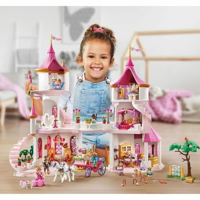 Playmobil Palais avec couple royal et 2 trônes, Princess Magic, 421 pièces