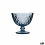 Coupe de glaces et de milkshakes Quid Maia Bleu verre 300 ml (6 Unités)