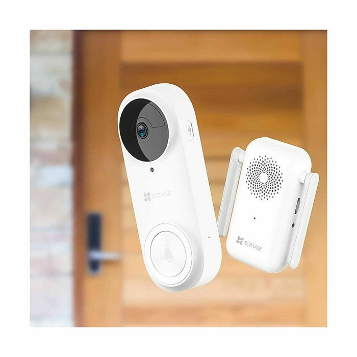 Ezviz DB2 Pro - Sonnette vidéo connectée rechargeable - Blanc Ezviz DB2 Pro - Sonnette vidéo connectée rechargeable - Blanc