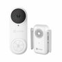 Ezviz DB2 Pro - Sonnette vidéo connectée rechargeable - Blanc