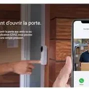 EZVIZ DB2 PRO Sonnette vidéo connectée avec batterie rechargeable - Blanc - Contrôle de l'entrée