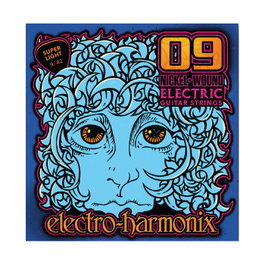 EHX Jeu de 6 cordes calibre 09-42 Super Light
