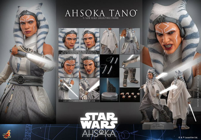 Hot Toys Star Wars : Figurine Ahsoka Tano 1/6 (28 cm)