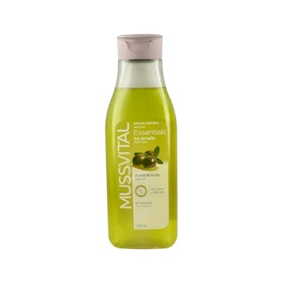 MUSSVITAL ESSENTIALS Gel de Bain Olivo 750ml MUSSVITAL ESSENTIALS Gel de Bain Olivo 750ml