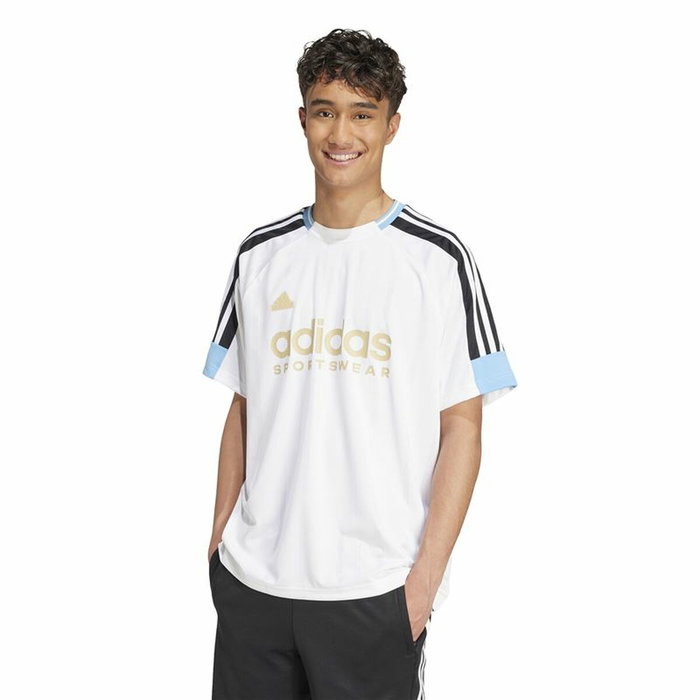 T-shirt à manches courtes homme Adidas Tiro Nations Blanc