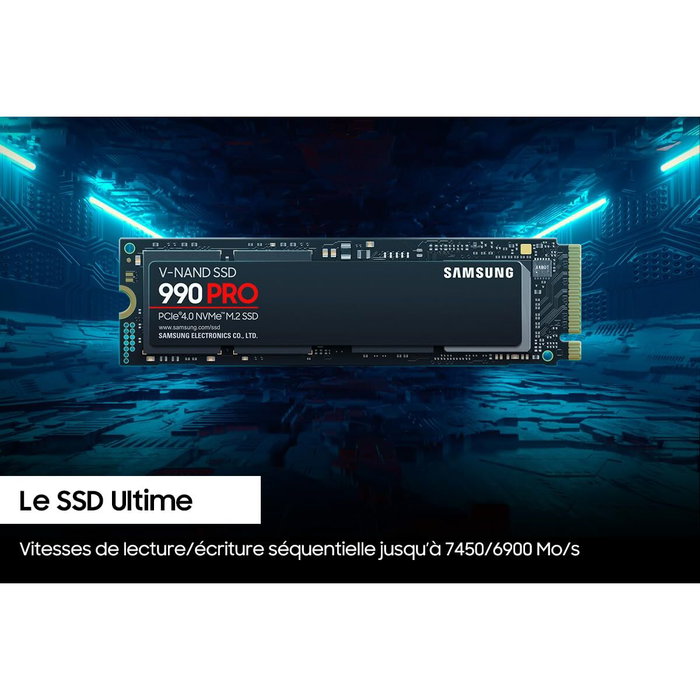 Disque dur Samsung 990 PRO 4 TB SSD