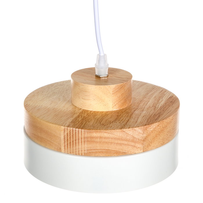 Lampe À Suspension Rylie en métal et bois