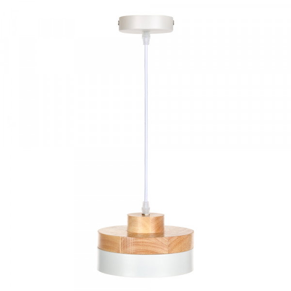 Lampe À Suspension Rylie en métal et bois