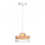 Lampe À Suspension Rylie en métal et bois