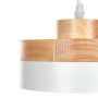 Lampe À Suspension Rylie en métal et bois