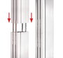 B-Tech BT8380 - Support de colonne verticale en aluminium de 60 cm, noir - Pour système X, installation vidéomur et gestion de câbles
