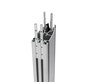 B-Tech BT8380 - Support de colonne verticale en aluminium de 60 cm, noir - Pour système X, installation vidéomur et gestion de câbles