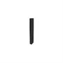 B-Tech BT8380 - Support de colonne verticale en aluminium de 60 cm, noir - Pour système X, installation vidéomur et gestion de câbles