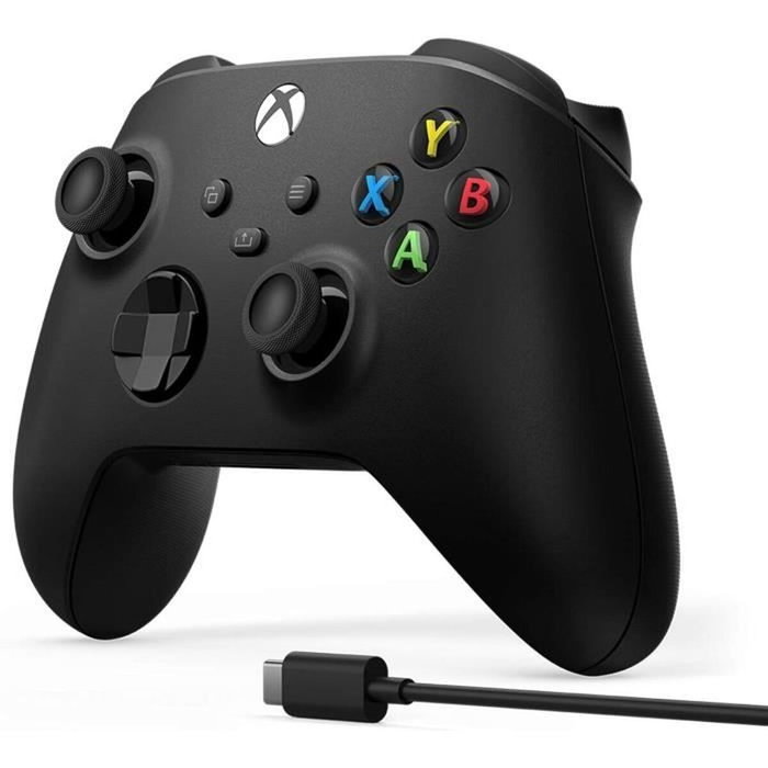 Manette Xbox One + Câble pour PC XBOX EP2-29944 Noir