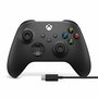 Manette Xbox One + Câble pour PC XBOX EP2-29944 Noir