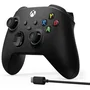 Microsoft Manette sans fil Xbox avec câble USB-C inclus - Noir - Design ergonomique