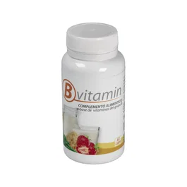 SALUDALKALINA Complément alimentaire Bvitamin60Cap. – Vitamines B1, B2, B3, B6, B9, B12 – 60 gélules – Immunité et bien-être émotionnel