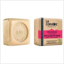 LA CORVETTE Savon en pâte pétales de rose BIO