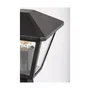 RABALUX RAB-7148 Paravento - Lampe de jardin extérieure en aluminium noir avec abat-jour en verre, IP44, douille E27, Hauteur 29 cm