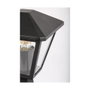 RABALUX Balise extérieure Paravento 1xE27 IP44 Aluminium Noir Verre Transparent RAB-7148