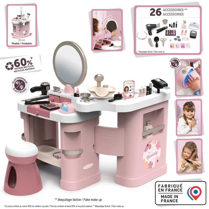Smoby My Beauty Center - Institut de Beauté 3 en 1
