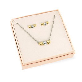 Ensemble Collier et Boucles d'oreille Femmes One Jewels OJSET10SG Multicouleur