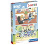 CLEMENTONI Puzzle Bluey - 2 Puzzles de 60 Pièces - Taille 26.8x18.3 cm