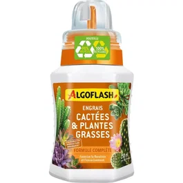 Algoflash Engrais pour Cactées et Plantes Grasses Naturasol 250 mL UAB - Soin et Nutrition Jardin